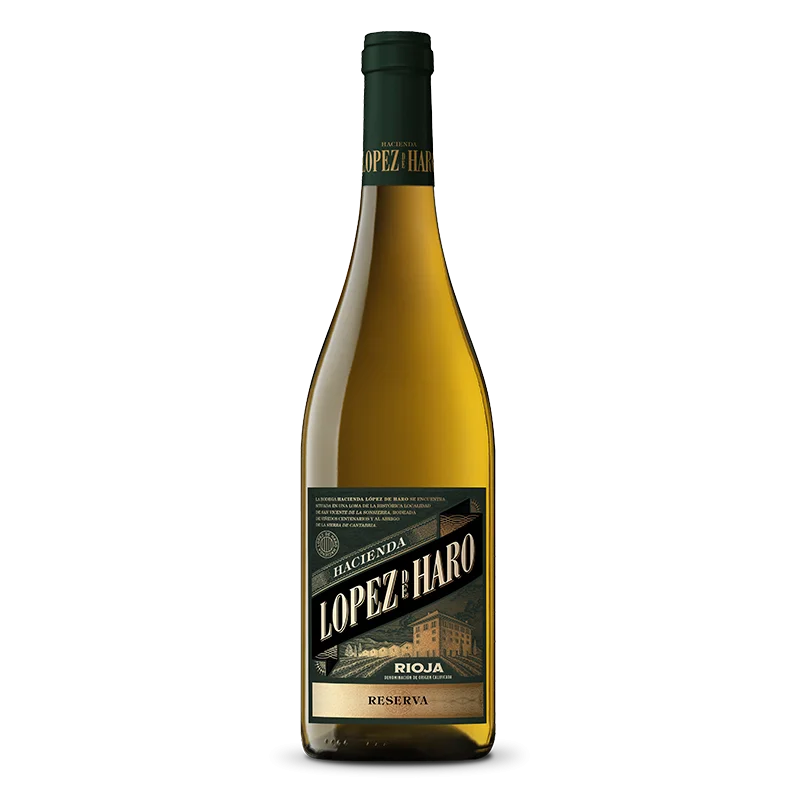 Botella de López de Haro Reserva Blanco 2018